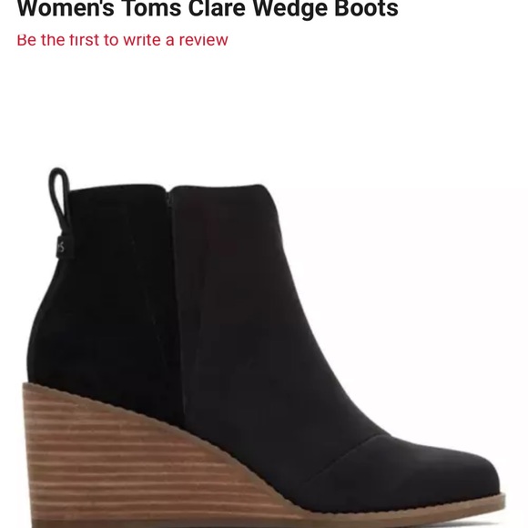 Toms Shoes - Toms wedge woman’s booties